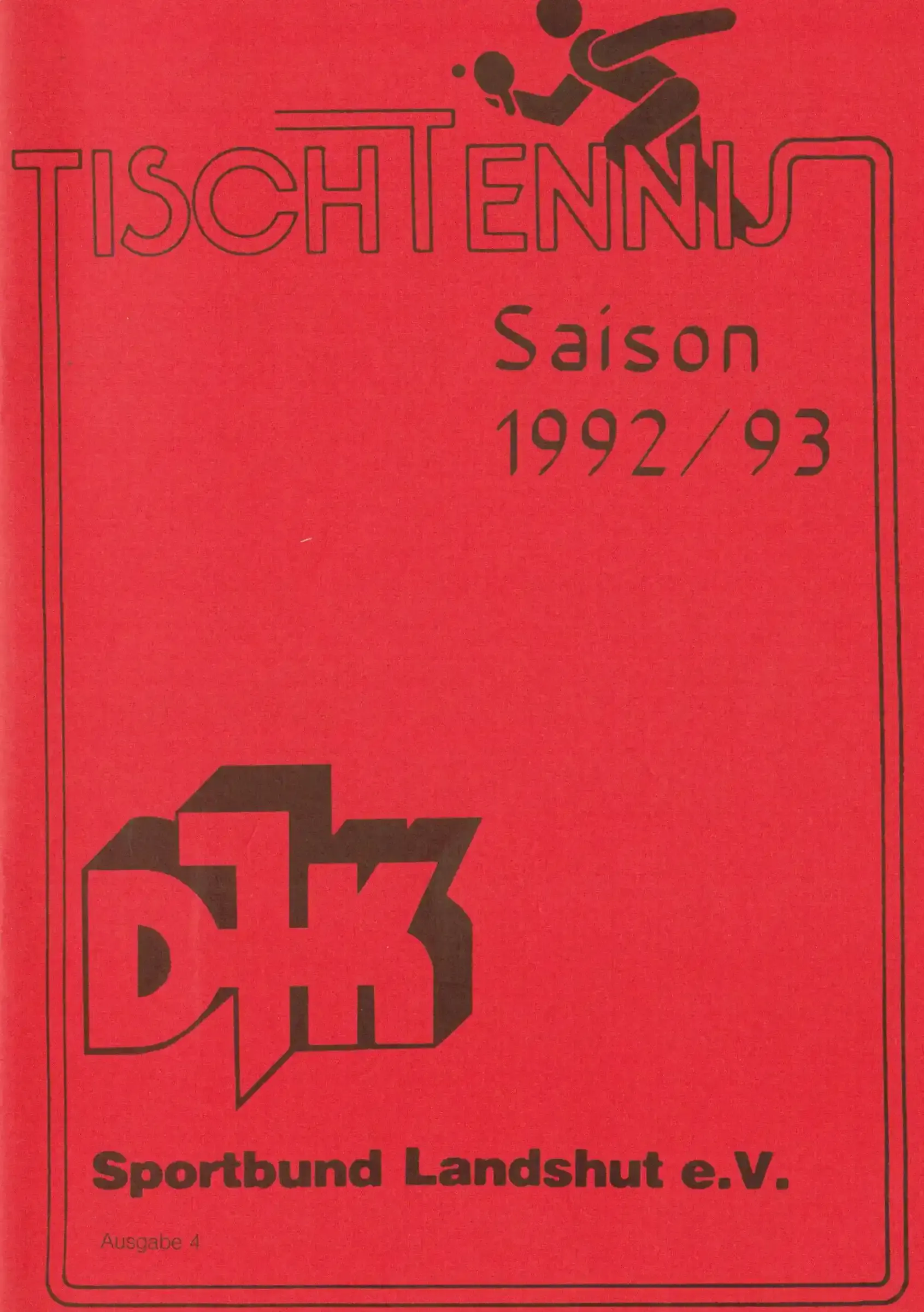 2Programmheft der DJK vom Jahr 1992