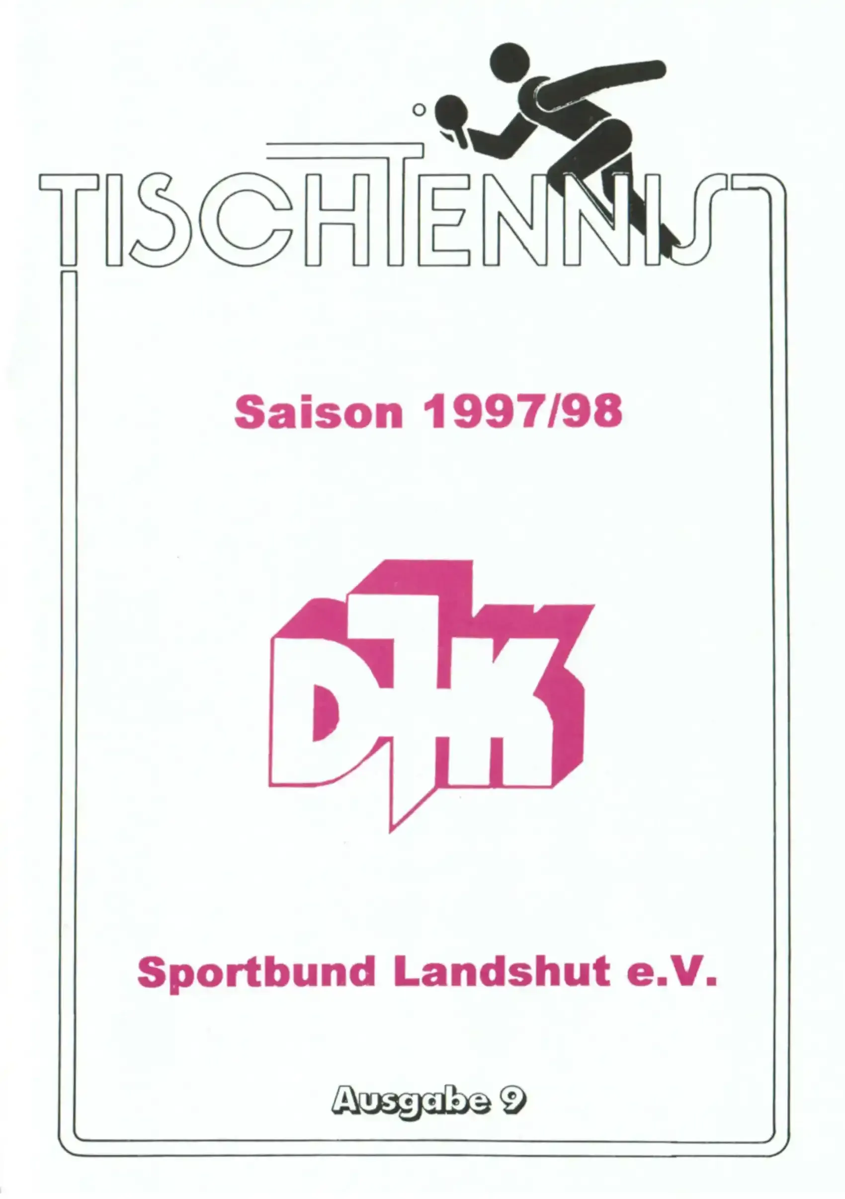 Programmheft der DJK vom Jahr 1997