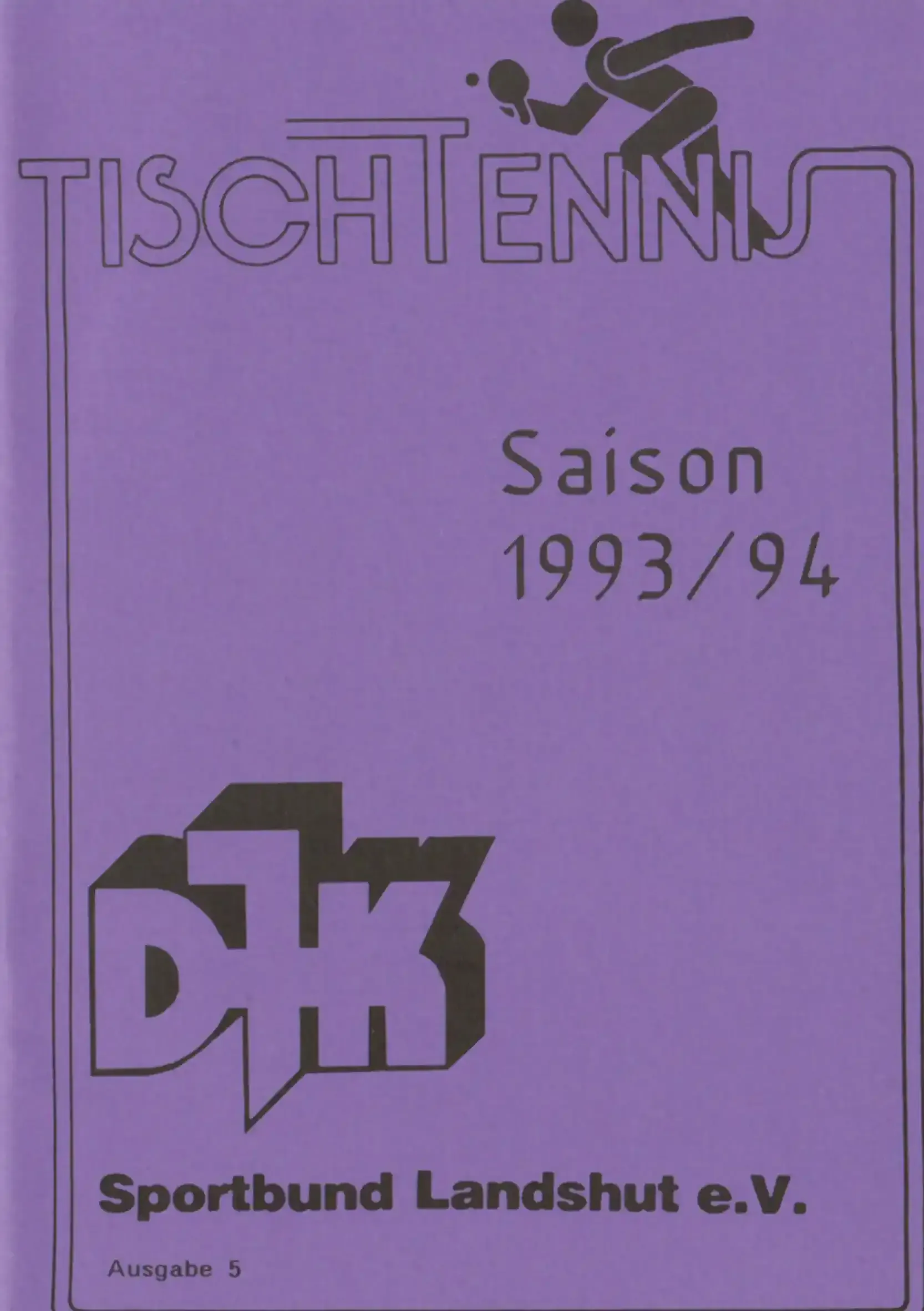 Programmheft der DJK vom Jahr 1993