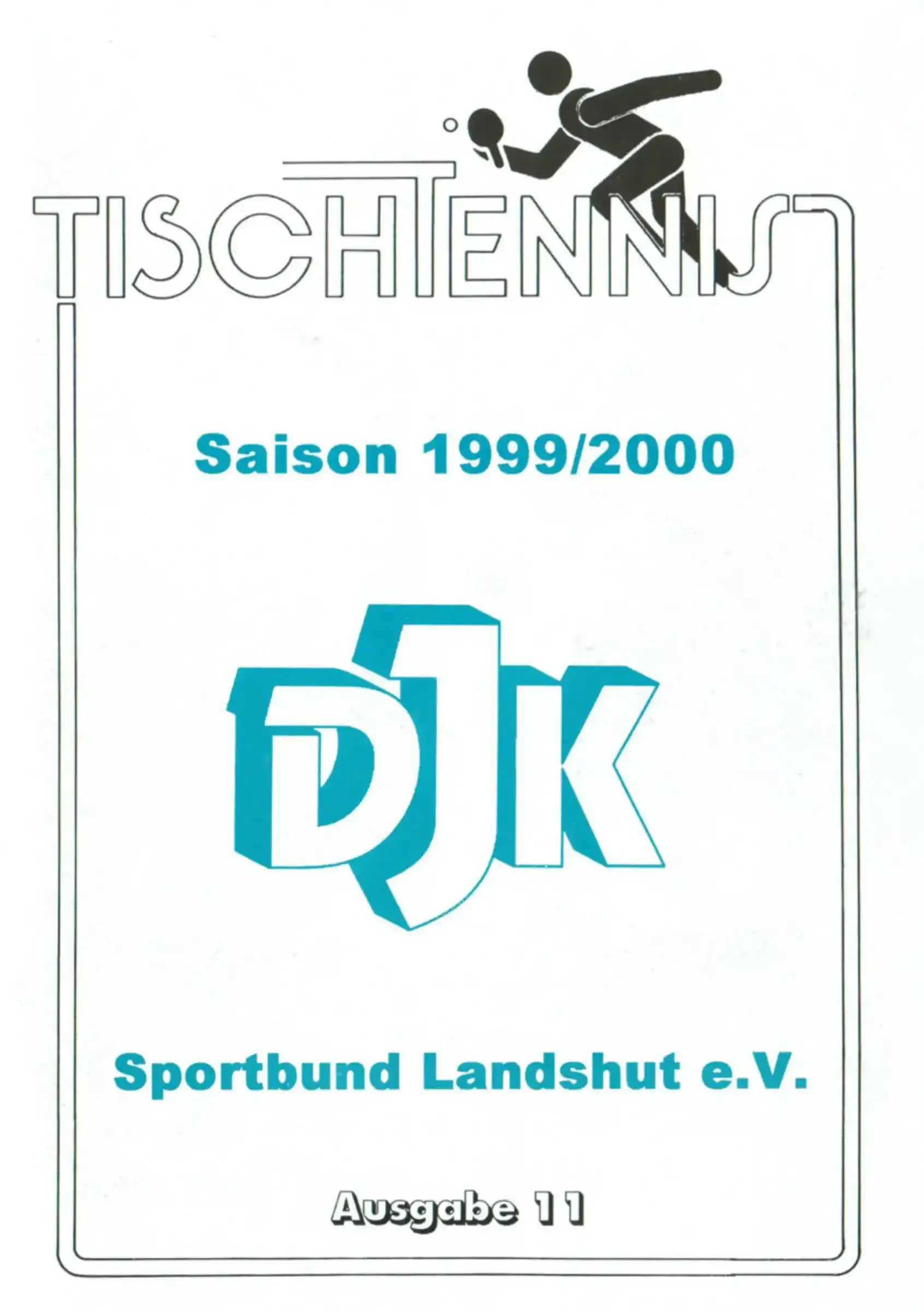 Programmheft der DJK vom Jahr 1999