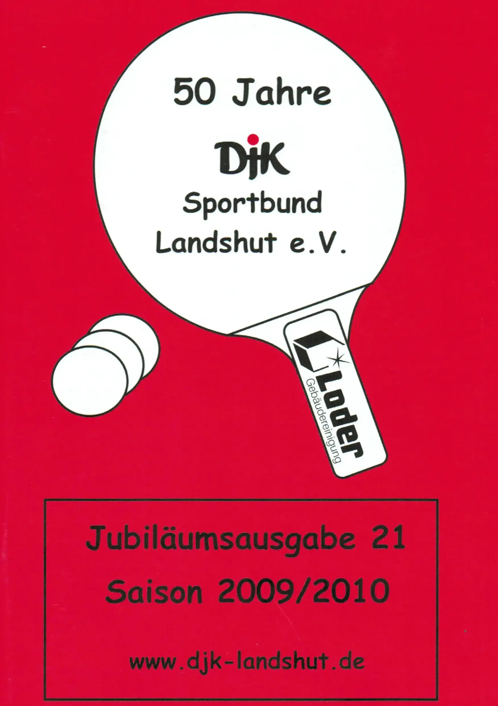 Programmheft der DJK vom Jahr 2009