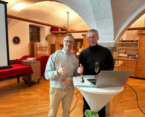 Bild vom Neujahres Empfang im Cafe Isartürl 2025