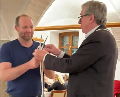 Bild vom Neujahres Empfang im Cafe Isartürl 2025