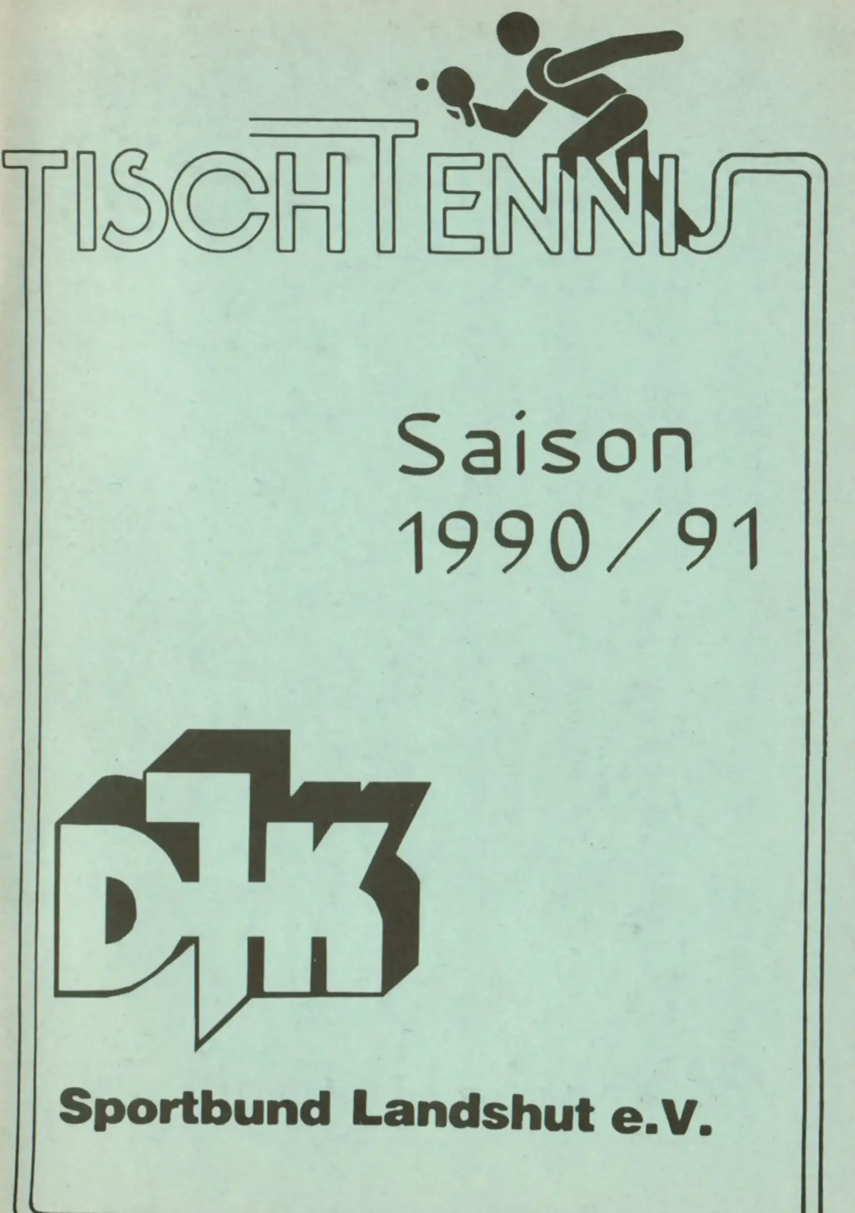 Programmheft der DJK vom Jahr 1990