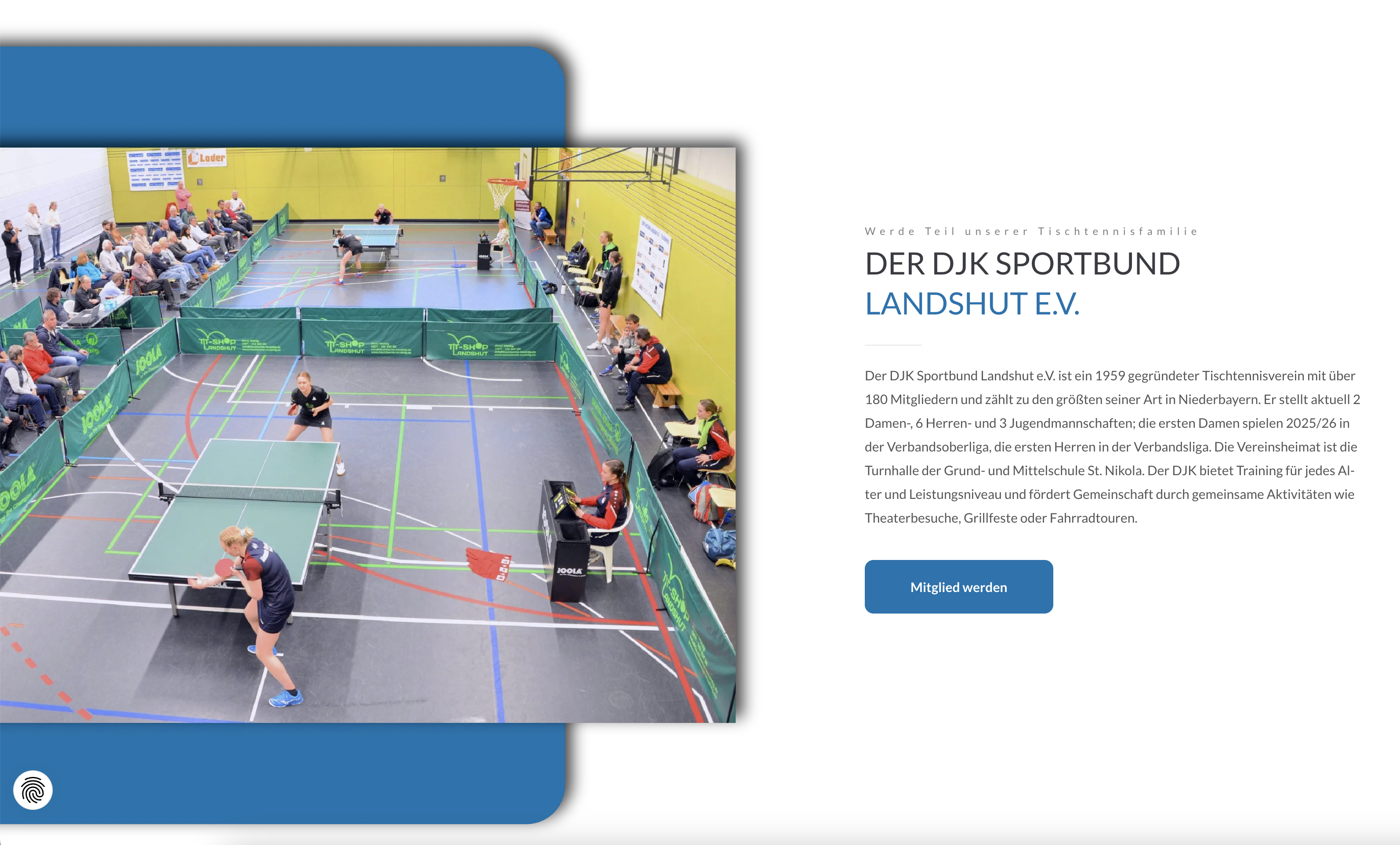 Bild des Erklärtext unter der Sponsorenleiste